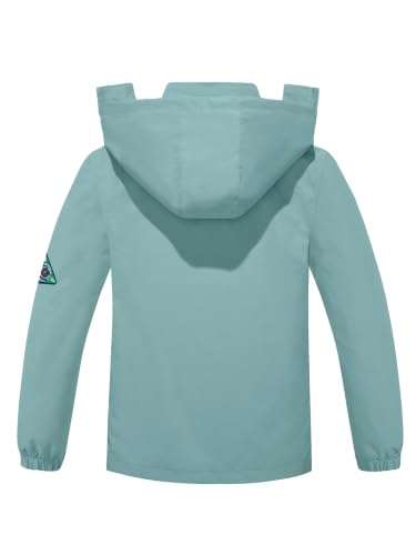 Image of SaphiRose Kids Waterproof Rain Jacket Mesh Lined with Removable Hood
