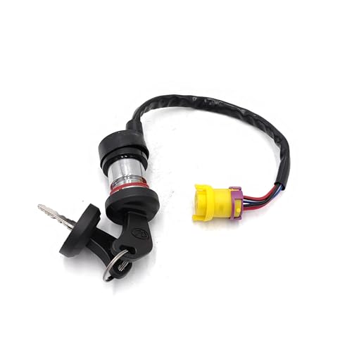 Interruptor de llave de encendido con cerradura estanca de 4 cables para UTV 3