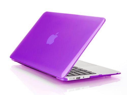 mCover iPearl Hard Shell Cover Case for 11.6-inch Apple MacBook Air A1370 & A1465 - Purple