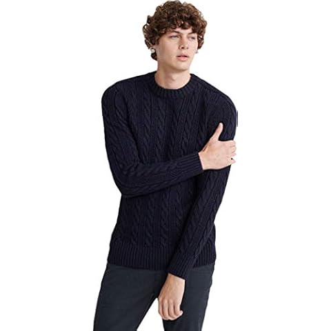 Superdry Men's Jacob Crew Jumper in Blue Cover