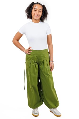 Pantalon Aladin Unisexe Tapanahoni : fini les vêtements serrés grâce au sarouel ample kaki S-XXXL