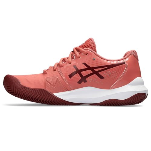 Tênis Asics Gel Challenger 14 Clay Rosa Bordô e Branco-38