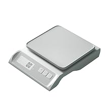 YRY Ultra Precise Kitchen Scale-Waterproof,Tare Function,13.2lbs Capacity, 0.003oz Graduation,Countertop Food Scale with Battery-Perfect Digital Scale for Home Cooking Baking 6kg/0.1g,Grey