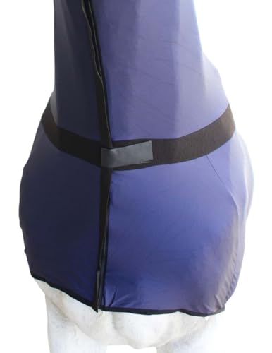Image of XL Horse Comfort Stretch Sleazy Full Body Sheet Neck Navy 521MW03NV