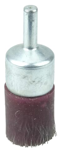 Image of Weiler 35505 3 /4 inch Polyflex Encapsulated Crimped Wire End Brush, .0104 inch Stainless Steel Fill, Made in The USA (Pack of 10)