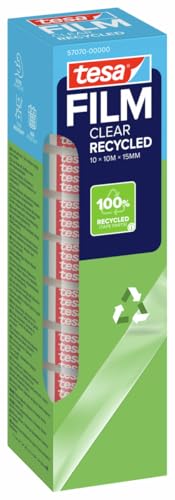 Il supporto del nastro ed il mandrino sono realizzati con plastica riciclata al 100%