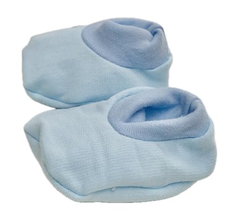 Image of VIN Newborn Baby Boy - Girl Cotton Mittens Floral Bow Design Caps Gloves Booty Combo Pack of 2 Pair for 0 to 6 Months |Parent Infant Apron Gift Set