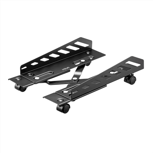 ✅ Mobile, stabile e durevole: Questo supporto per PC case stand è realizzato in acciaio e dotato di 4 ruote universali, due bloccabili, per la mobilità e la stabilità del supporto