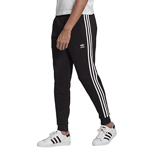 adidas 3 Stripes Sweatpants Jogginghosen (L, Black/White)
