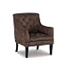 Signature Design by Ashley - Drakelle Accent Chair - Casual - Faux Leather - Brown