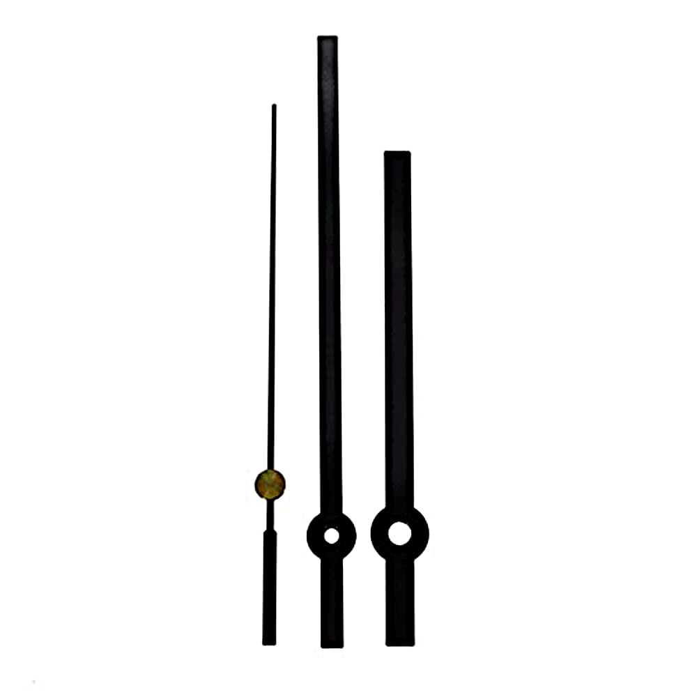 Dans Clock Shop Black Replacement Metal Press Fit Clock Hands Compatible With Hd 1688 Quartz Radio Controlled Mechanism Movement Diy Repair 119Mm