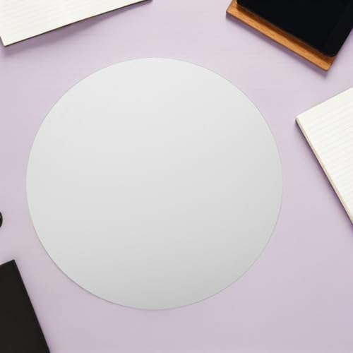Lienzos redondos para pintar 4 piezas de canvas blanco reutilizable circular para bellas artes 5