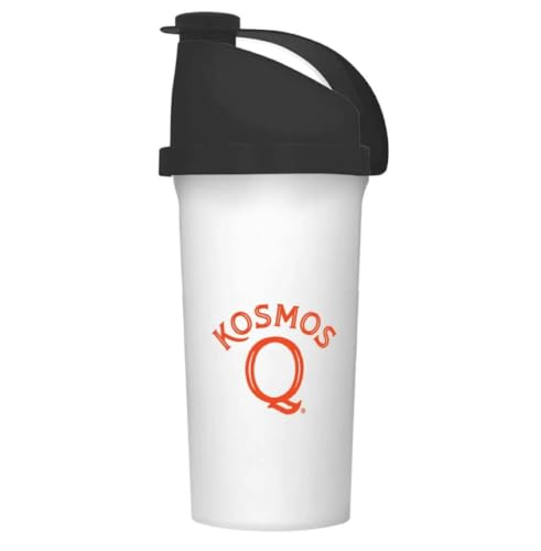 Kosmos Q Product Mixer (25 oz) - Leak-Proof Shaker Bottle for Injection Mixes & Marinades - Watertight Shaker Cup BBQ Accessory - Measuring Cup Blender Bottle Shaker -Secure Travel Container Mixer Cup