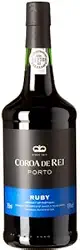 Vinho do Porto Coroa de Rei Ruby, Doce, Blend de Castas do Douro, Jovem e Frutado, Frutos Vermelhos e Negros, Ideal com Chocolates e Queijos Curados, 19,17% ABV, 750 ml