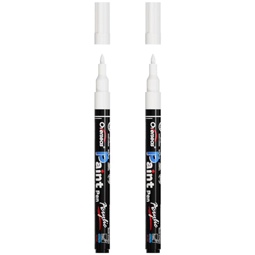 Overseas White Acrylic Paint Pens (2 Pack)