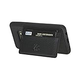 Venito Pisa Snap On Leather Wallet Case with Stand Compatible with Samsung Galaxy S10e - Black