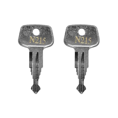 N215 Car Rack Key, Thule Car Rack Replacement Key, Errebi Replacement Key for Thule Ski,Cargo Box,Roof,Carrier Racks and Crossbars-Codes N215 [2 pcs]