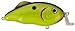 Strike King (HCHHS-535) Hybrid Hunter Shallow Hard Bait Fishing Lure, Color 535 - Chartreuse with Black Back, 3.5