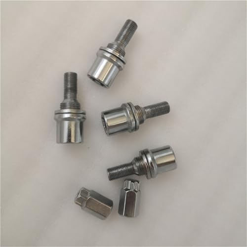 Tuerca de bloqueo M12x1.25 y tornillos de rueda para Citroen C5 Berlingo con adaptador antirrobo 5