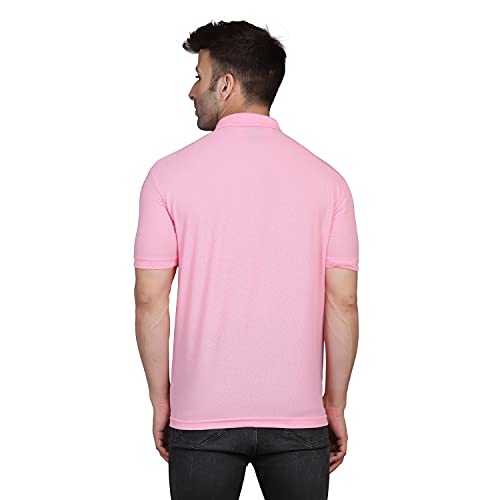 Image of INKKR Men's Combo Polo Neck Cotton Blend Solid T-Shirt (Pack of 2)