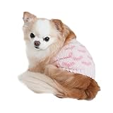 厚手 腹巻 2way はらまき 犬 秋 冬 腹巻き カバー ペット 腰 冷え対策 介護用 シニア犬 猫 寒さ対策 小型犬 中型犬 介護 散歩 ふわもこ 柔らかい KM764G (2XS, 01ハートxピンク)