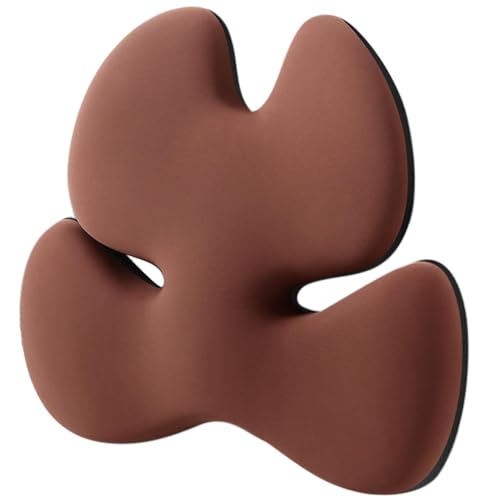 Soporte para el asiento del automóvil para el conductor, almohada de soporte lumbar para el automóvil - Almohada de soporte para el cuello,Almohadilla de corrección de postura con correas ajustables p