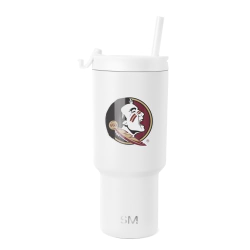 Image of Simple Modern Florida State Seminoles Tumbler with Straw | 30oz, Collegiate