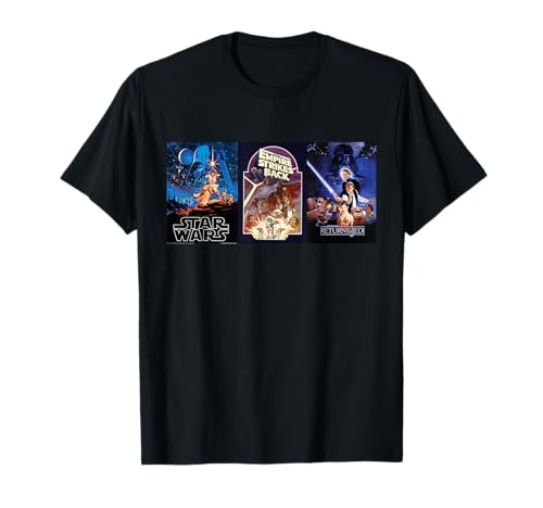 Star Wars Original Trilogy t-shirt rétro vêtement cinéma de science-fiction vintage en coton