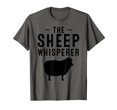 Divertido regalo de susurrador de ovejas | Lindo animal agricultores hombres mujeres Camiseta