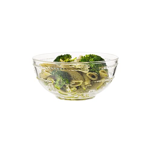 Juliska - Isabella Acrylic Berry Bowl, Acrylic Glass - Unbreakable, Clear Acrylic, Embossed Serving Bowl #TOP3