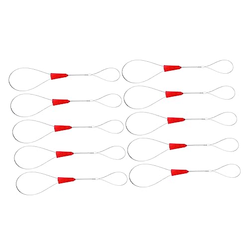 SOPOTUTU 10 piezas Pasacables con Tensor de Cable y Extractor para Electricistas Herramienta Ligera y Resistente para Tracción y Guía de Alambres