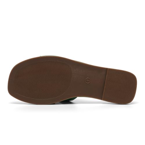 Luffymomo Womens Slip on Flat Sandals Comfortable Summer Casual Slides Sandals4