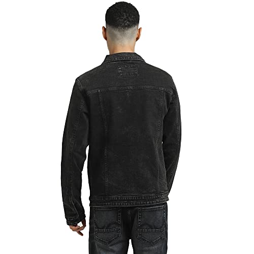 Image of JACK & JONES Men's Cotton Blend Regular Fit Jacket