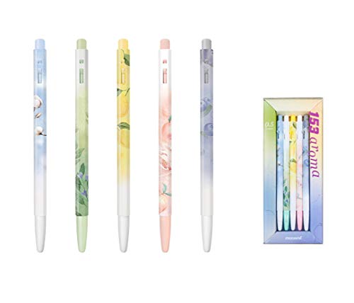 Stylos à bille parfumés Monami par lot de 153 pièces en 5 couleurs