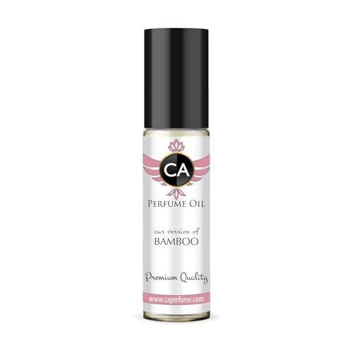 CA Perfume Impression of Bamboo for Women Eau De Parfum Floral Scent Long Lasting Perfumes for Women Travel Size TSA Ready for Day and Night Wear 0.33 Fl Oz 10ml