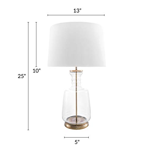 Nuloom Rjt01Aa Eagan 24" Glass Table Lamp, Height, Gold #TOP2