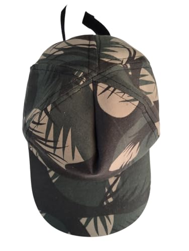 Image of BookMyCostume Military Cap for Army Dress Patriotic Independence Day Look | Unisex Camouflage Military Cap Kids & Adults - Adjustable | Caps for Fancy Dress Costume, Sports, Outdoor, and Summer Wear