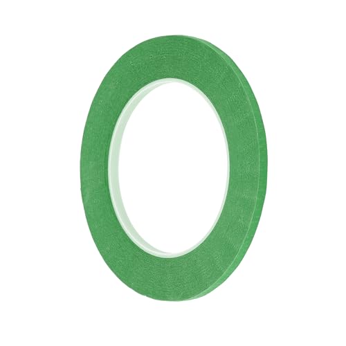 Image of 1 Pc Painters Tape Masking Master Tape Easy Removal Green 5000x0.5x0.01cm / 54.68 Yards x 0.2 Inches x 140um