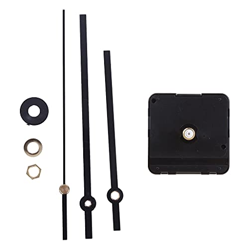 Qusinfc Mecanismo de movimiento de reloj de cuarzo, funciona con pilas, kit de repuesto para reparación de diales de 40 cm de diámetro