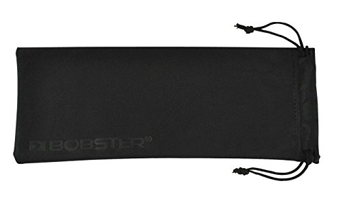 Bobster Charger Sunglasses, Black Frame/Clear Lens