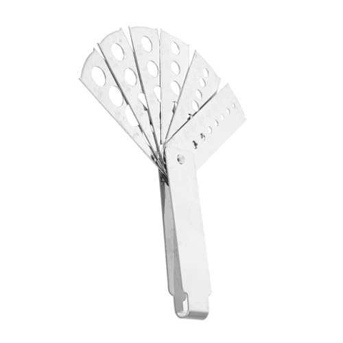 ULDIGI Jewelry Making Kit Gemstone Measurer Ring Sizer Portable Precise Stainless Steel Tool for Parties