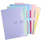 Colores brillantes: en la carpeta ampliada hay 6 colores macaron (verde, morado, rosa, amarillo y cian). El uso de diferentes colores te ayudará a organizar y los colores pueden mejorar tu sensación de placer.