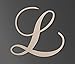 Jess and Jessica Wooden Letter L, 8