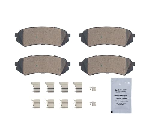 Image of HUSCH D773 Rear Ceramic Brake Pads Kit Fit For Lexus LX470 1998-2007, For Toyota Land Cruiser 1999-2007