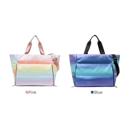 Bolsa de gimnasio para mujer con soporte para esterilla de yoga impermeable 6