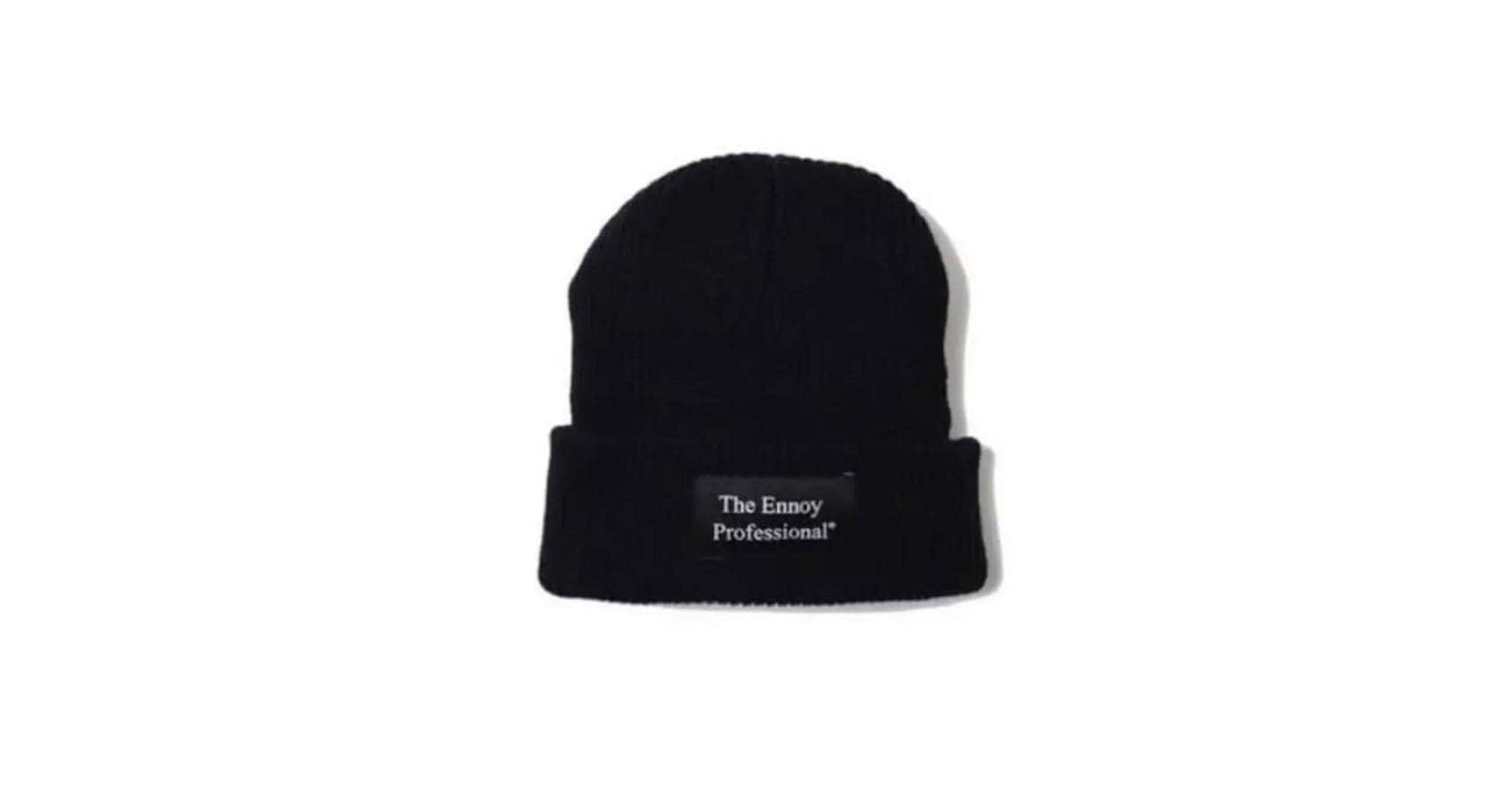 Amazon.co.jp: ennoy ニット帽 黒 ブラック スタイリスト私物