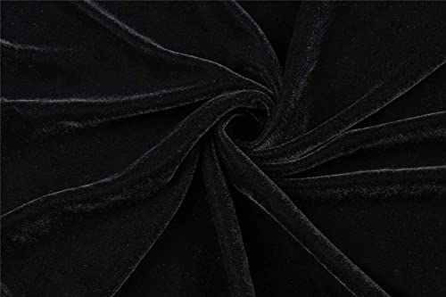 Ricjurzzty Unisex Hooded Cloak Full Long Velvet Cape for Halloween Cosplay Costumes