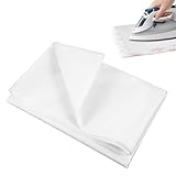 XLIUAX Bügelvlies Weiß 200 x 100 cm, Bügelvlies Zum Verstärken Vlies zum Aufbügeln Bügeleinlagen Vliesstoff für Bügelfalten, Nähhandwerk, Verstärkte Bekleidung