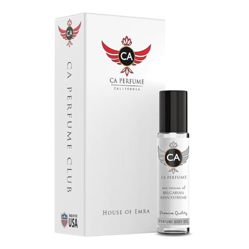 CA Perfume Impression of Belgarian Man Extreme for Men Eau De Parfum Woody Aromatic Scent Long Lasting Cologne for Men Travel Size TSA Ready for Day and Night Wear 0.33 Fl Oz 10ml