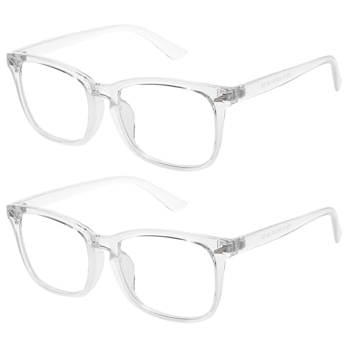 Image of Onrtry Non Prescription Glasses for Men Women Square Clear Lens Eyeglasses